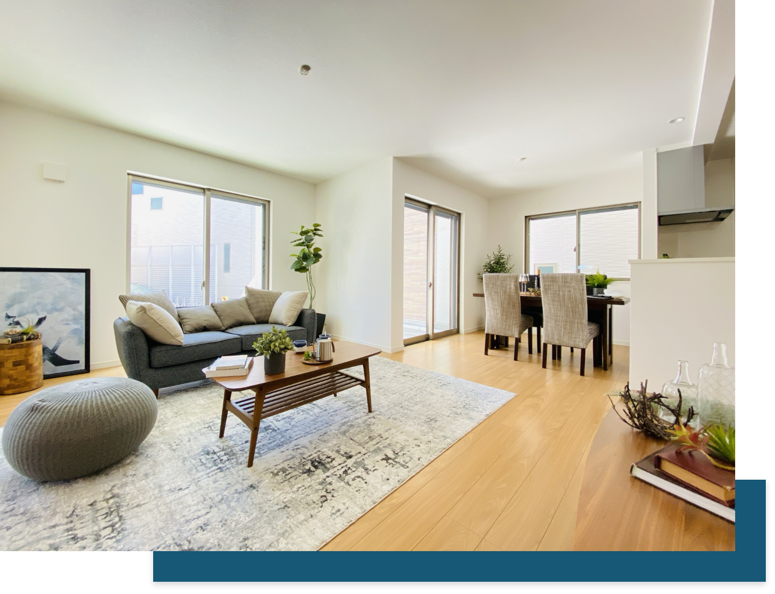 当社は、地域に根ざした総合事業として、不動産・建設・農業の3つの分野で社会と暮らしを支えています。